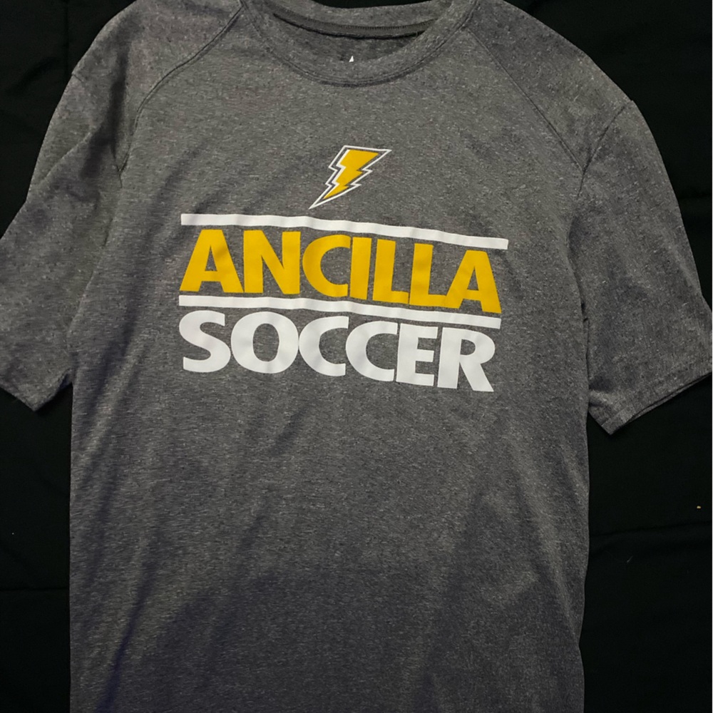 Gray Soccer Men's Short Sleeve Tee